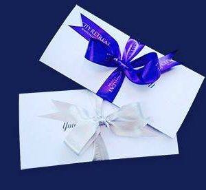 gift vouchers grey purple