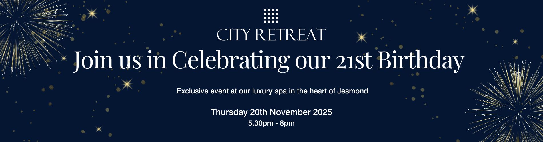 City Retreat Birthday Celebrations